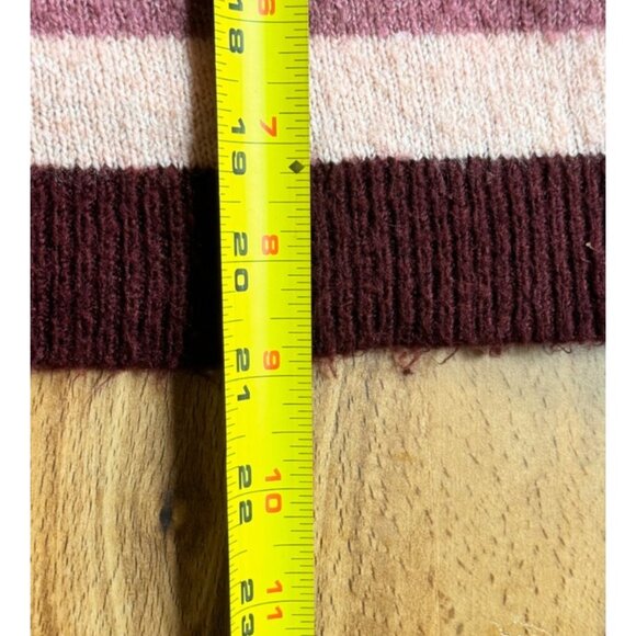 A New Day Soft Fuzzy Sweater Coloful Top Pink Purple Black Fall Winter Cozy XS - Picture 4 of 7